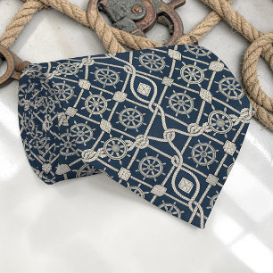 Benutzerdefinierte Halsbinde mit nautischem Seil Krawatte