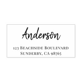 Benutzerdefinierte Handschrift Brush-Skriptname un Permastempel