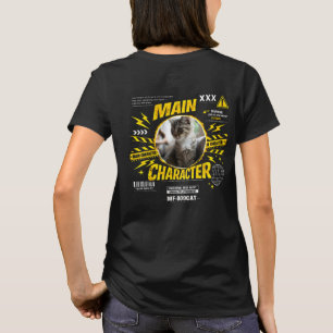 Benutzerdefinierte Hauptfigur Katzenliebhaber Lust T-Shirt
