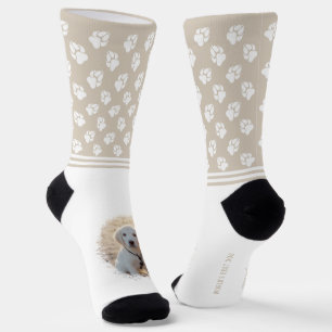 Benutzerdefinierte Haustier-Fotovorlagen und weiße Socken