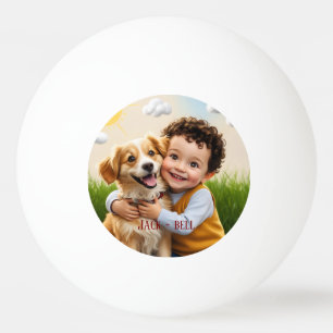 Benutzerdefinierte Haustiere Kinder Lustige Party  Tischtennisball