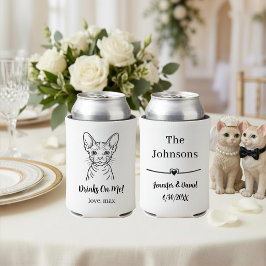 Benutzerdefinierte Haustierhochzeit Dosenkühler