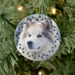 Benutzerdefinierte Haustierliebe Ihr Foto Erinneru Keramik Ornament