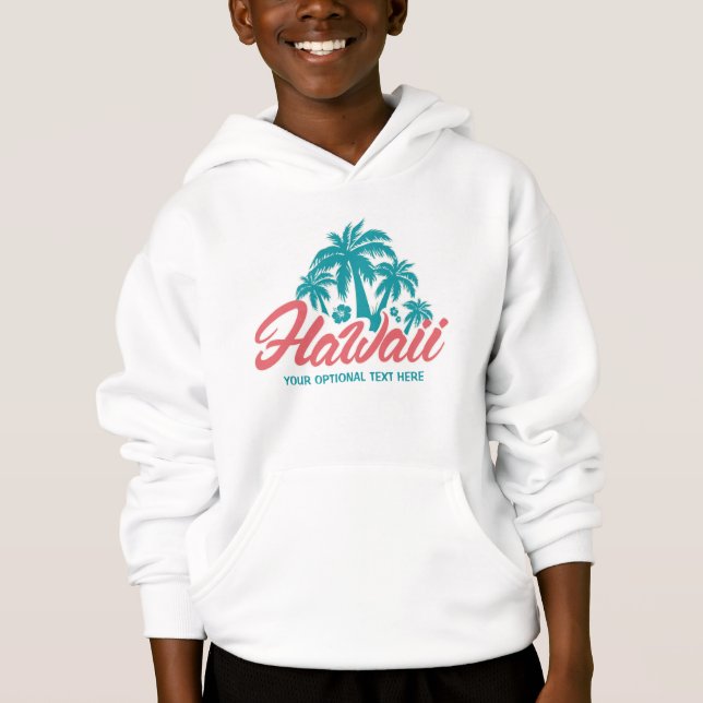 Benutzerdefinierte Hawaii-Shirt Hoodie (Vorderseite)