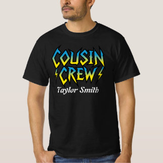 Benutzerdefinierte Heavy Metal Rocker Cousin Crew T-Shirt