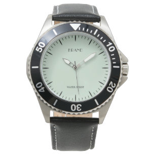 Benutzerdefinierte Herren-Edelstahl-Uhr in Smaragd Armbanduhr