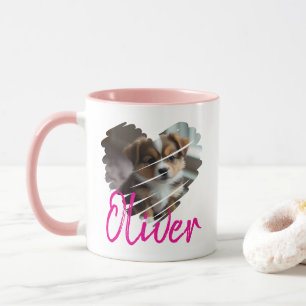 Benutzerdefinierte Herz-Shaped Tasse mit Namen