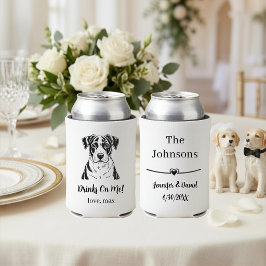 Benutzerdefinierte Hochzeit für Haustiere Dosenkühler