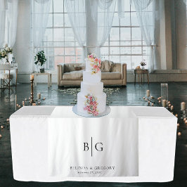 Benutzerdefinierte Hochzeit Sweetheart Tischläufer Wandteppich