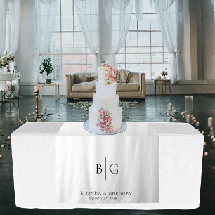 Benutzerdefinierte Hochzeit Sweetheart Tischläufer Wandteppich