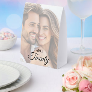 Benutzerdefinierte Hochzeitstischnummern mit volle Tischaufsteller