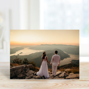 Benutzerdefinierte horizontale Fotogrußkarten Karte