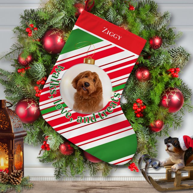 Benutzerdefinierte Hunde Foto Walks, Liebe Leckere Großer Weihnachtsstrumpf (Von Creator hochgeladen)