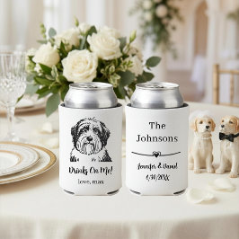 Benutzerdefinierte Hundehochzeit Dosenkühler