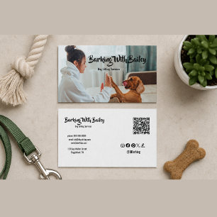 Benutzerdefinierte Hundetagesstätten-Dienste QR-Co Visitenkarte