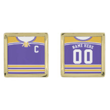 Benutzerdefinierte Ice Hockey Jersey Cuff Links
