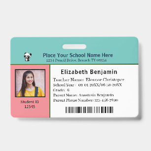 Benutzerdefinierte ID-Identifikationskarte Kind Ju Ausweis