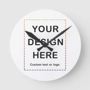 Benutzerdefinierte ID-Tags-Öffner für alle Designs Runde Wanduhr