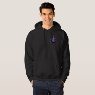 Benutzerdefinierte ID-Überschreibung Wolf Glitch C Hoodie