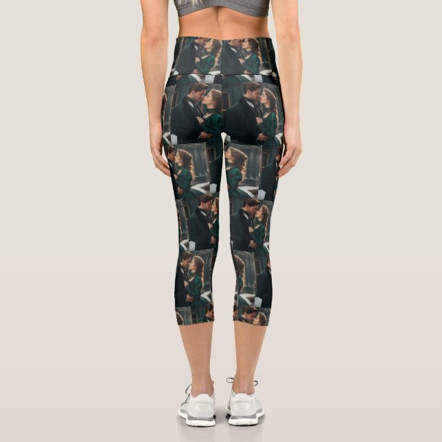 Benutzerdefinierte Image-Capri-Leggings perfekt fü Capri Leggings (Rückseite)