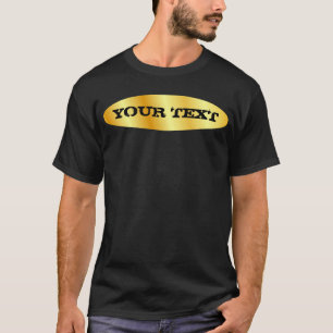 Benutzerdefinierte Imitate Gold Hinzufügen Person T-Shirt