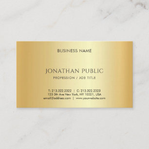 Benutzerdefinierte Imitate Minimalistische Persona Visitenkarte