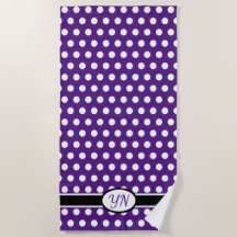 Benutzerdefinierte Initialen Polka Dot
