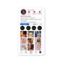 Benutzerdefinierte Instagramm-Visitenkarte | QR fü