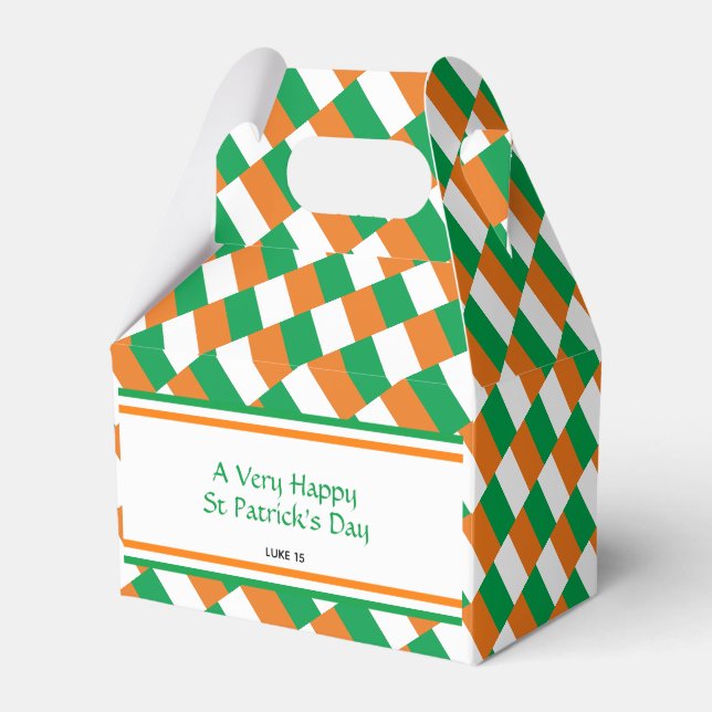Benutzerdefinierte irische Flagge Geschenkschachtel (Vorderseite)