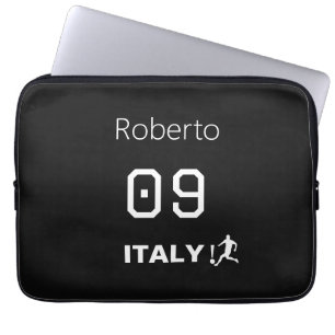 Benutzerdefinierte Italien National Fußball Profi Laptopschutzhülle