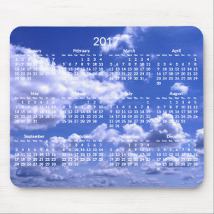 Benutzerdefinierte Jahreskalender 2017 Maus Pads W Mousepad