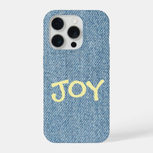 Benutzerdefinierte Jeans-Hülle mit Namen iPhone 15 Pro Hülle