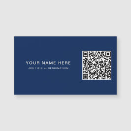 Benutzerdefinierte Job Title Navy Magnet-Karte mit Magnetkarte