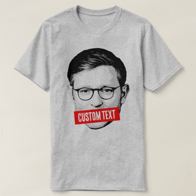 Benutzerdefinierte Johnson-Mike T-Shirt (Design vorne)
