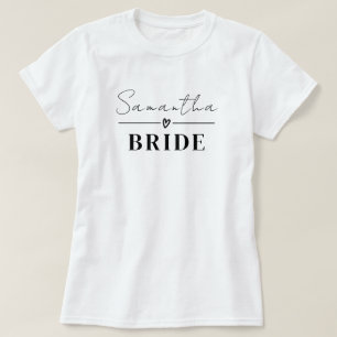 Benutzerdefinierte Junggesellinnenabschied Retro T T-Shirt