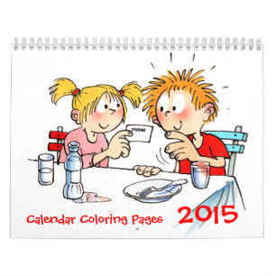Benutzerdefinierte Kalenderfarbseiten 2015 für Kin Kalender