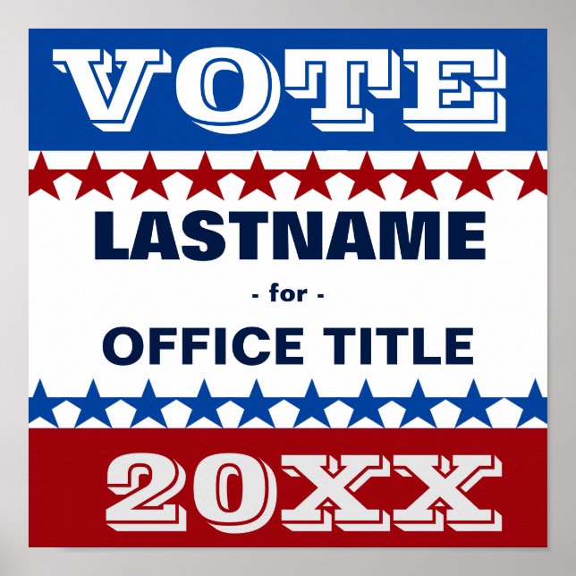 Benutzerdefinierte Kampagnenvorlage Poster (Vorne)