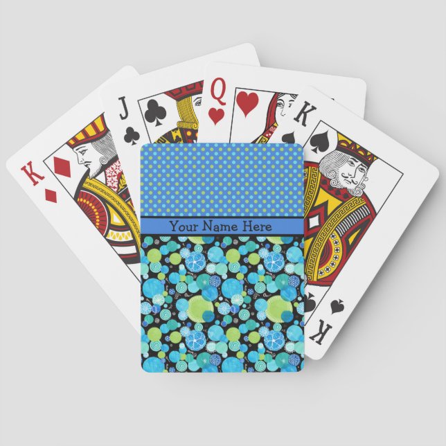 Benutzerdefinierte Karten, Blue Moons Mix'n'Match Spielkarten (Rückseite)