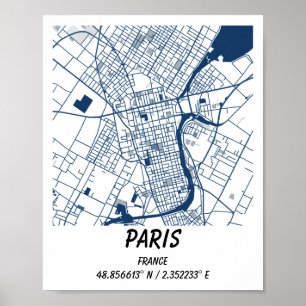 Benutzerdefinierte Karten, Stadtplan Drucke, Benut Poster