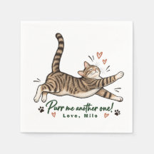 Benutzerdefinierte Katze Tabby Katze Purr Me Anoth