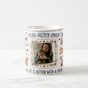 Benutzerdefinierte Katzen-Tasse mit Foto - Geschen Kaffeetasse