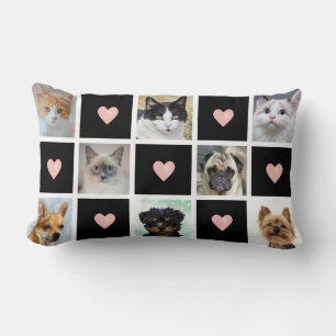 Benutzerdefinierte Katzen- und Hunde-Fotos mit Her Lendenkissen