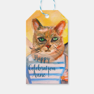 Benutzerdefinierte Katzenpersonalisierung  Geschenkanhänger