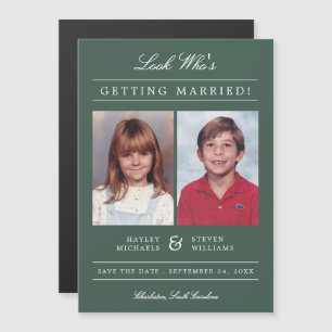 Benutzerdefinierte Kinderfoto-Farb-Einladung zur V Magneteinladung