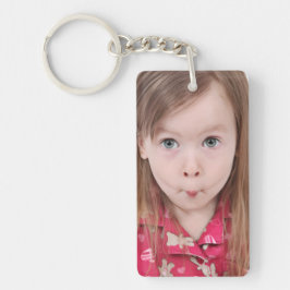 Benutzerdefinierte Kinderfotos | Süße 2-Bilder-Per Schlüsselanhänger