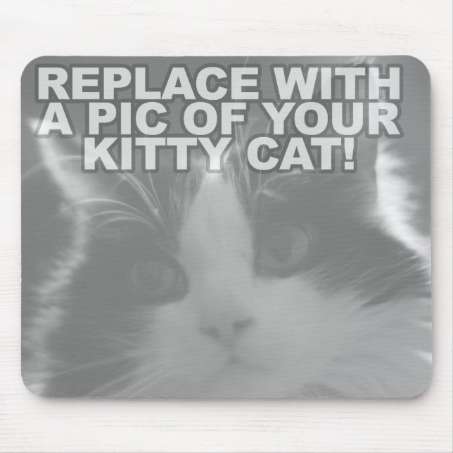 Benutzerdefinierte Kitty-Katze Mousepad (Vorne)