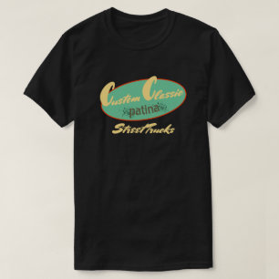 Benutzerdefinierte klassische Patina-Straßen-LKWs  T-Shirt