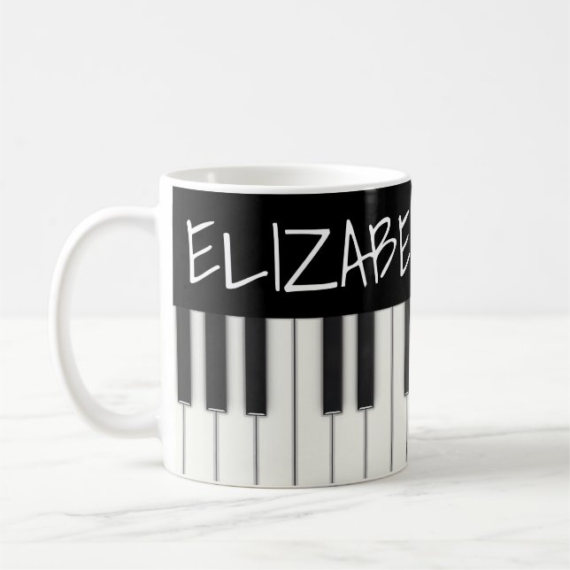 Benutzerdefinierte Klaviertasten Kaffeetasse (Links)