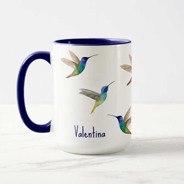 Benutzerdefinierte Kolibris Tasse (Links)