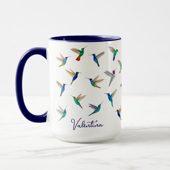 Benutzerdefinierte Kolibris Tasse (Links)